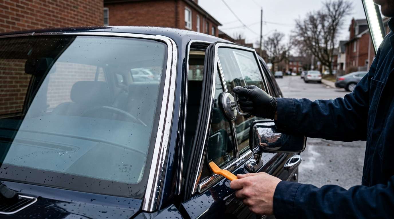 Vent Glass Replacement for Rolls-Royce Touring Limousine 1991-1994 by Alexwindshield