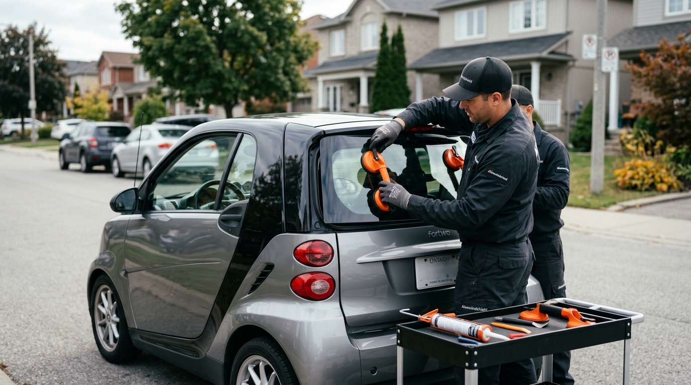 Back Glass Replacement for Smart Fortwo 1998-2007 (W450) by Alexwindshield