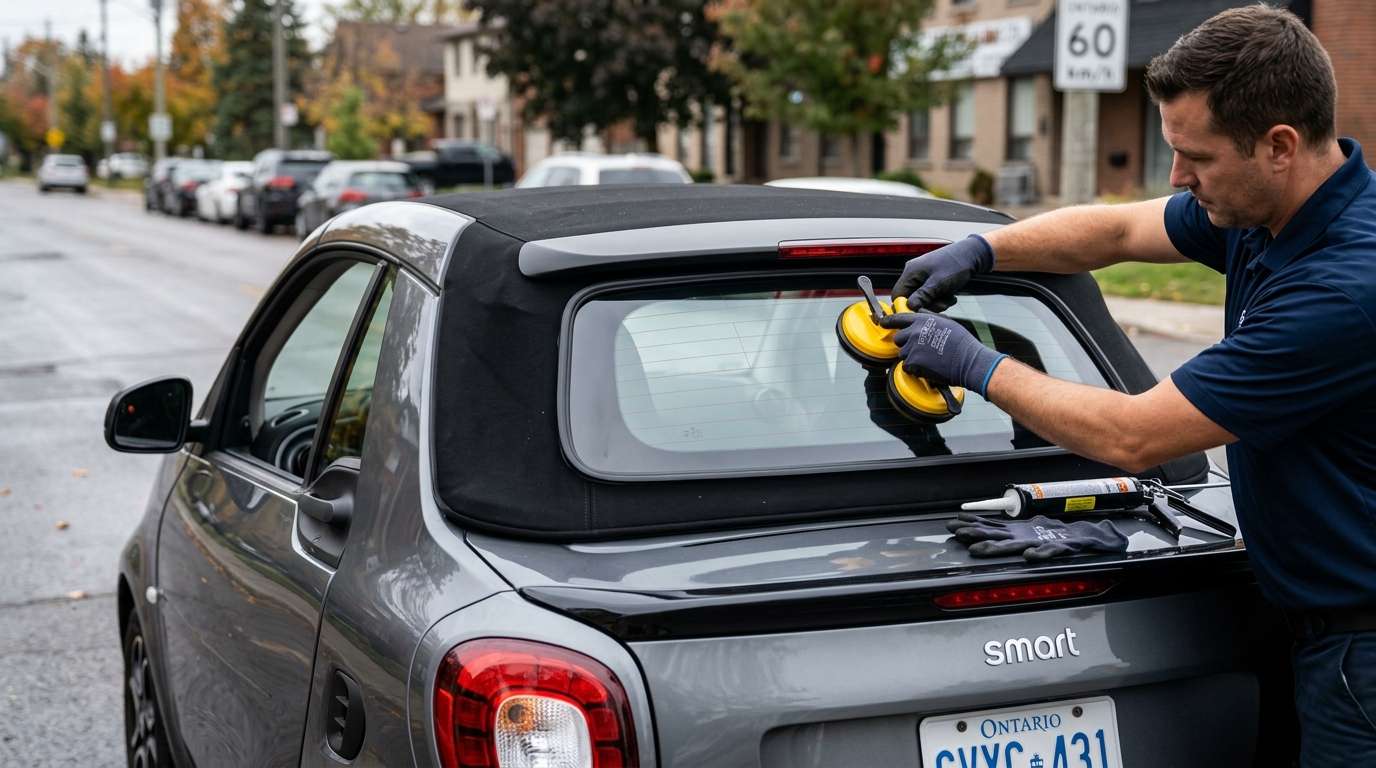 Back Glass Replacement for Smart Fortwo Cabrio 2000-2024 by Alexwindshield