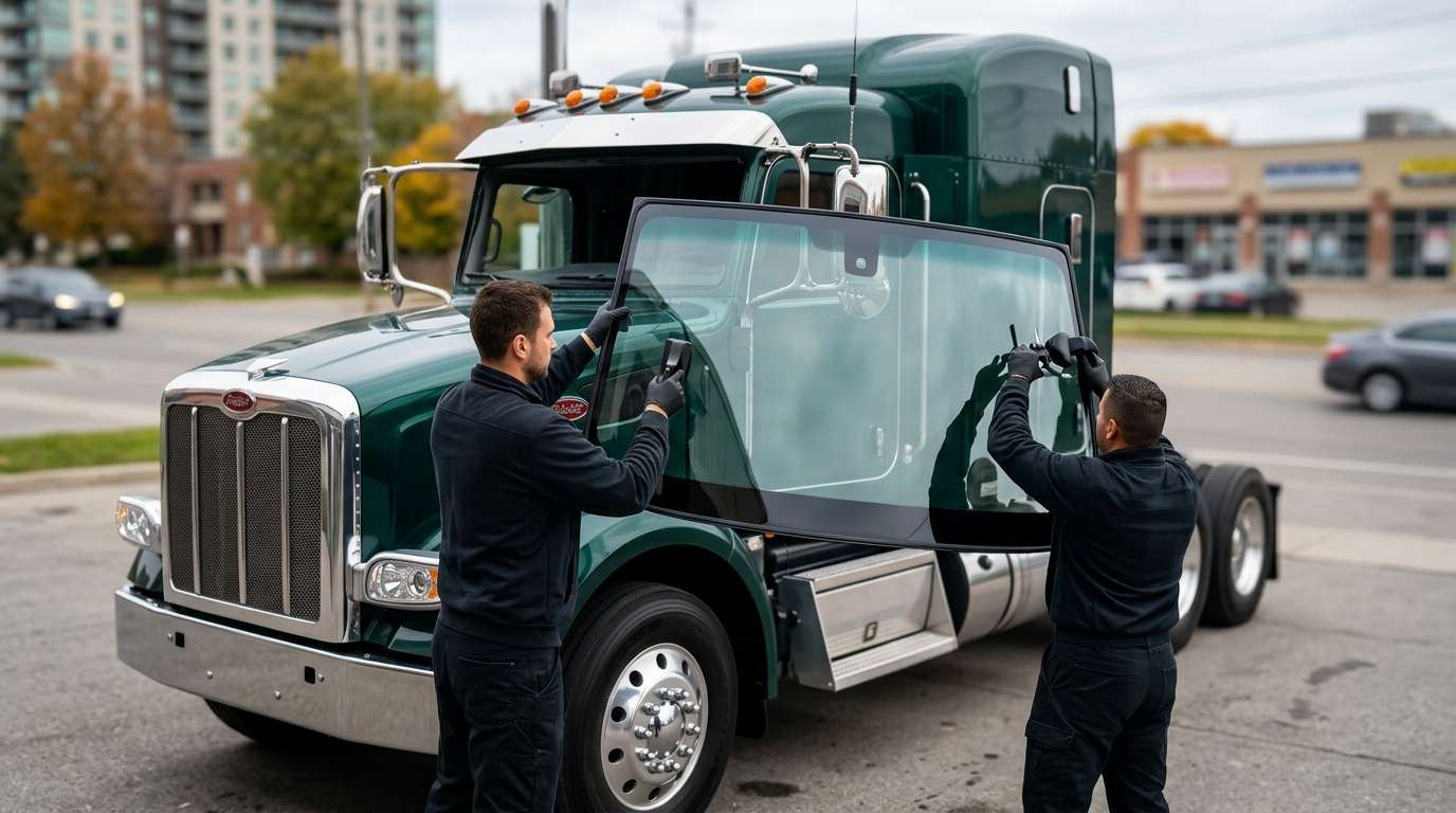 Windshield Replacement for Peterbilt 589 2023-2025 by Alexwindshield