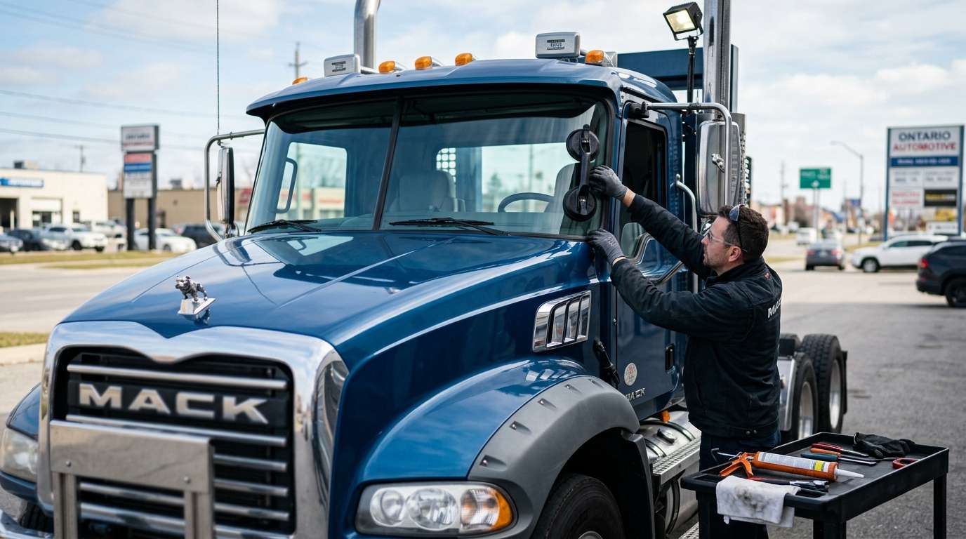 Windshield Replacement for Mack TerraPro 2009-2025 by Alexwindshield