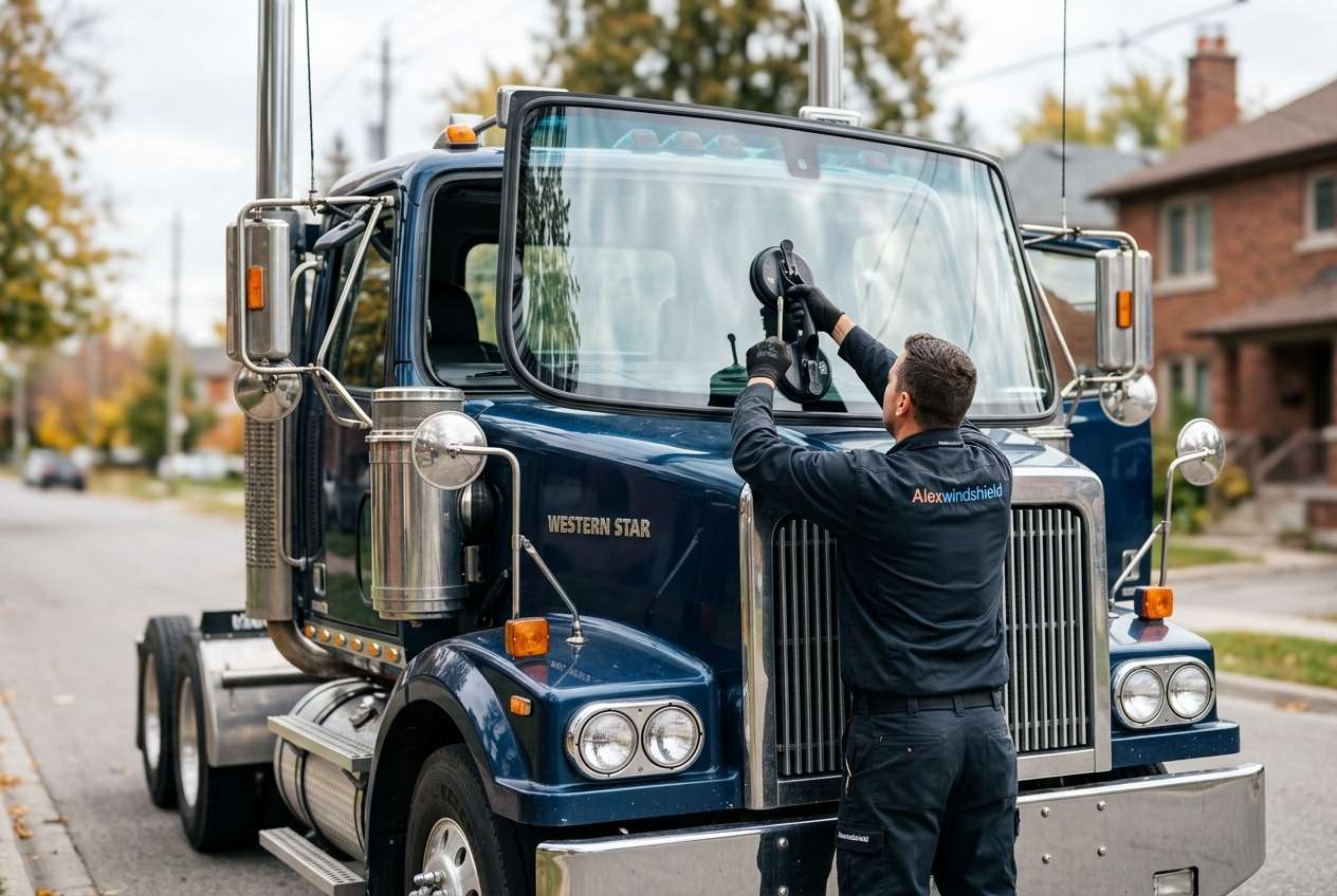 Windshield Replacement for Western Star 4900SF 1990-2019 by Alexwindshield