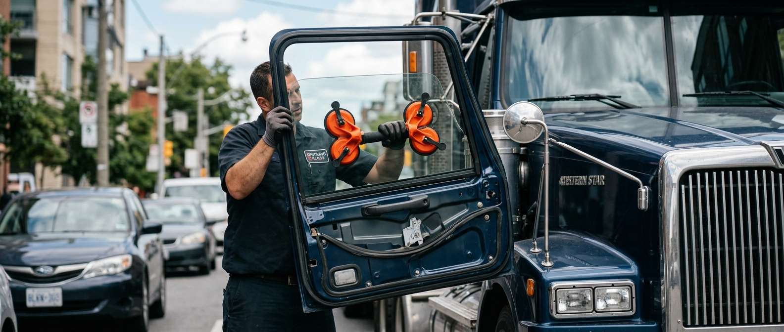 Door Glass Replacement for Western Star 4900FA 1990-2019 by Alexwindshield