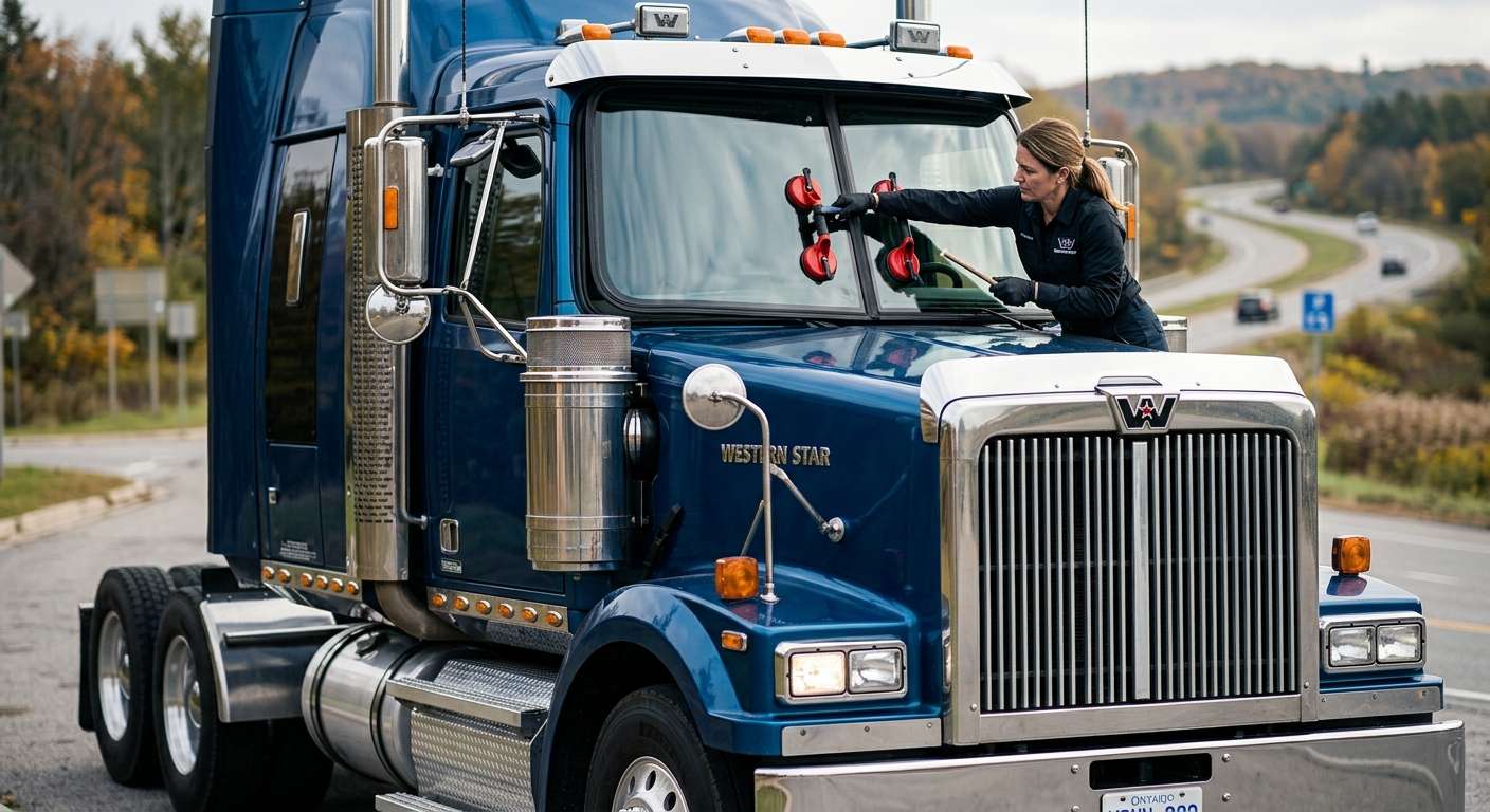 Windshield Replacement for Western Star 4800 1990-2014 by Alexwindshield