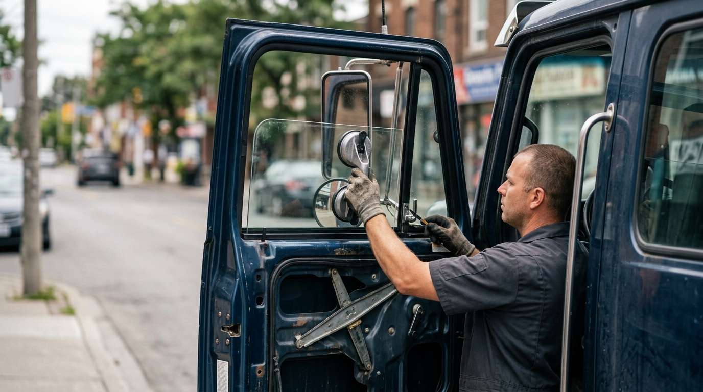 Door Glass Replacement for Western Star 4800 1990-2014 by Alexwindshield