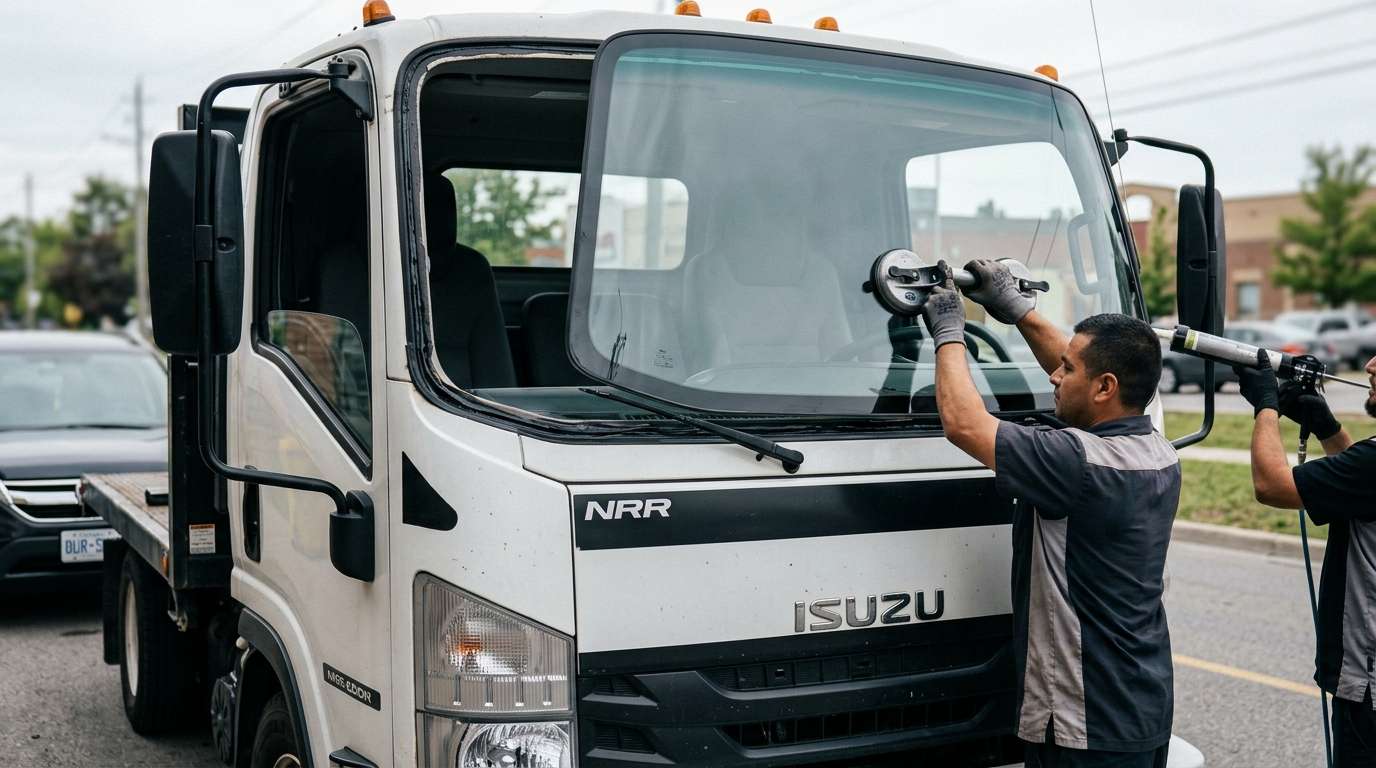 Windshield Replacement for Isuzu NRR 2001-2025 by Alexwindshield