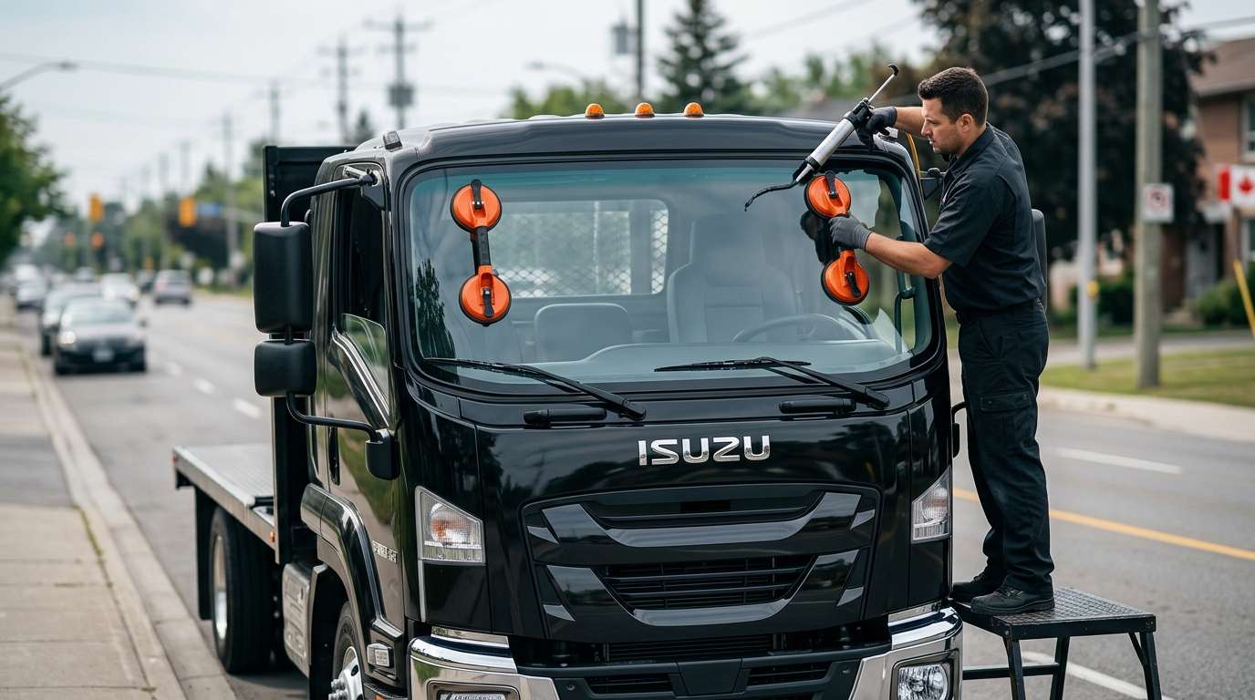 Windshield Replacement for Isuzu FXR 2020-2025 by Alexwindshield