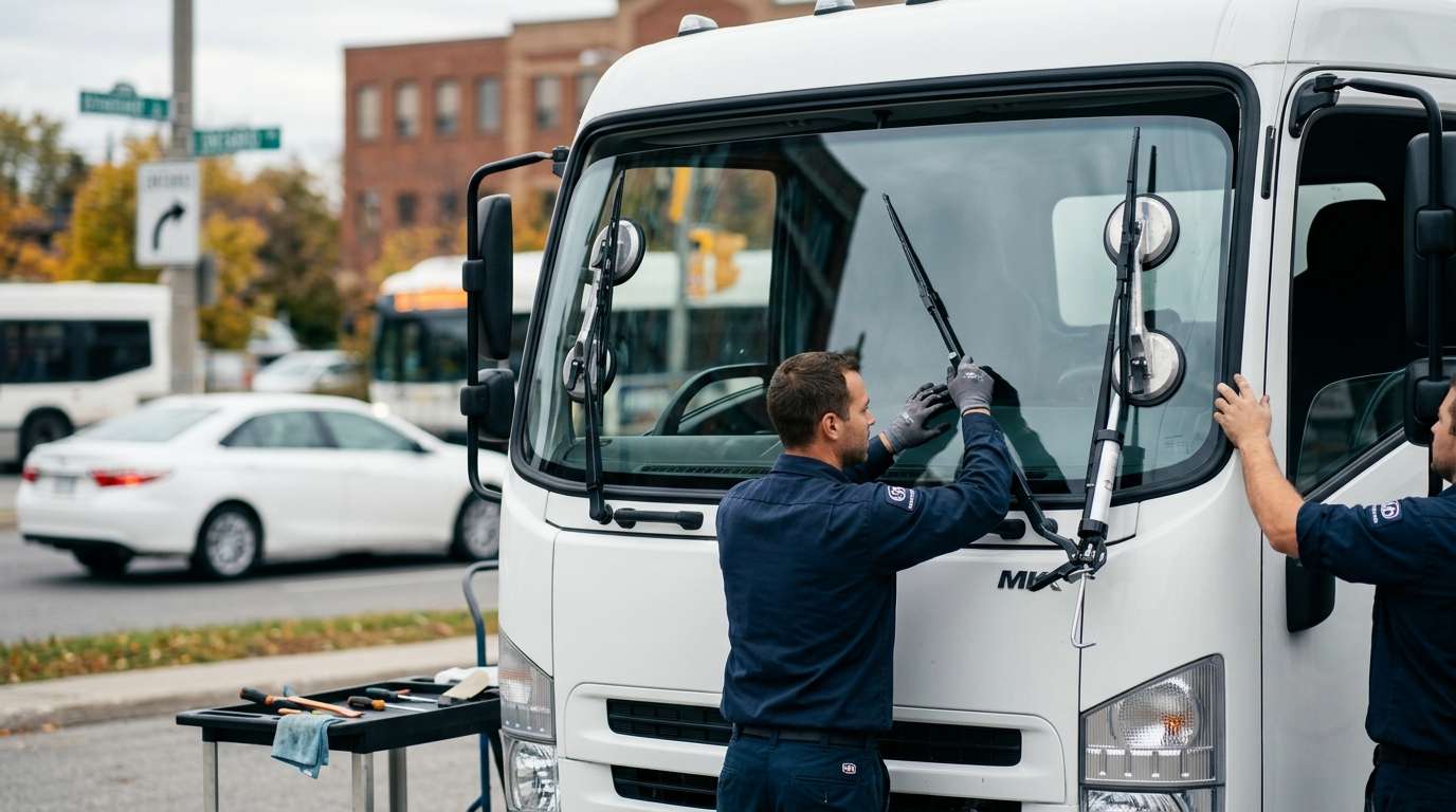 Windshield Replacement for UD Trucks Condor 2010-2025 by Alexwindshield