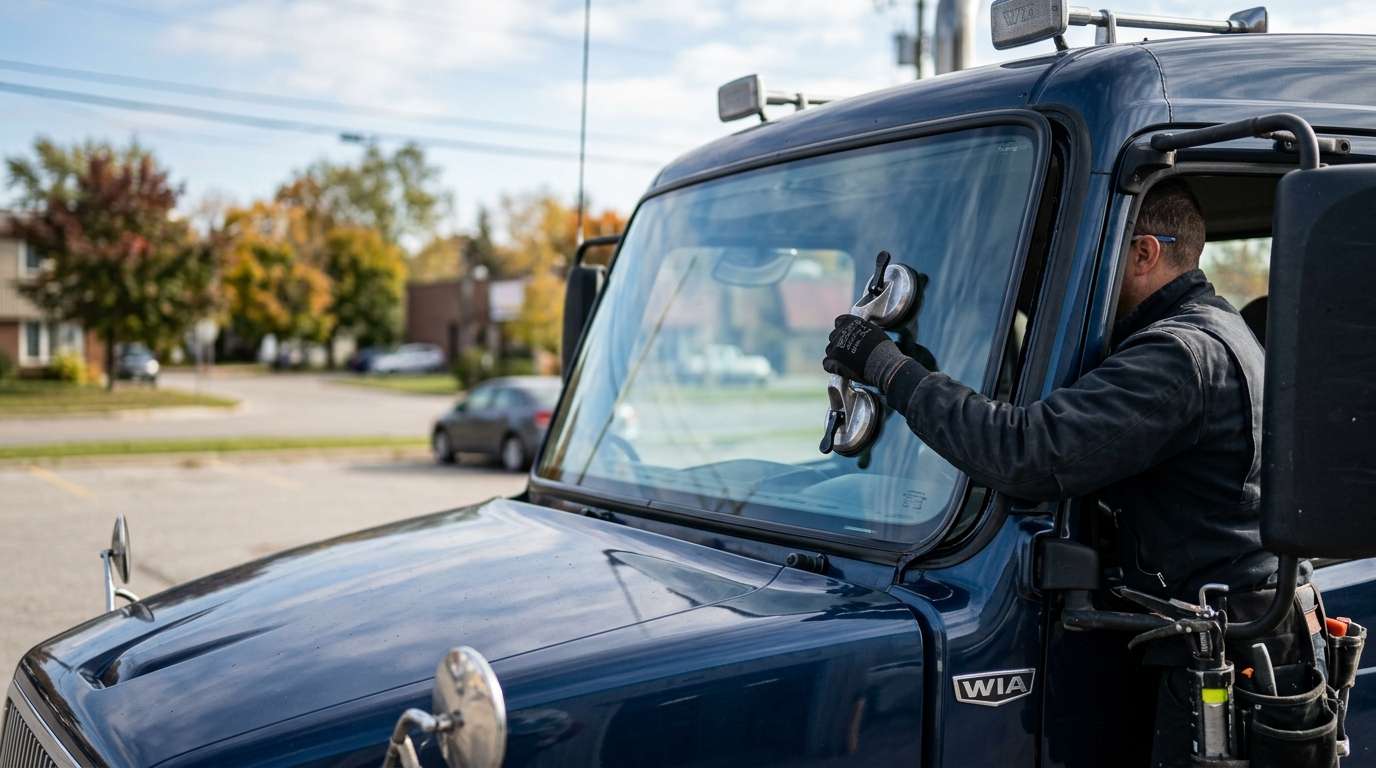 Windshield Replacement for Volvo Trucks WIA 1997-2003 by Alexwindshield