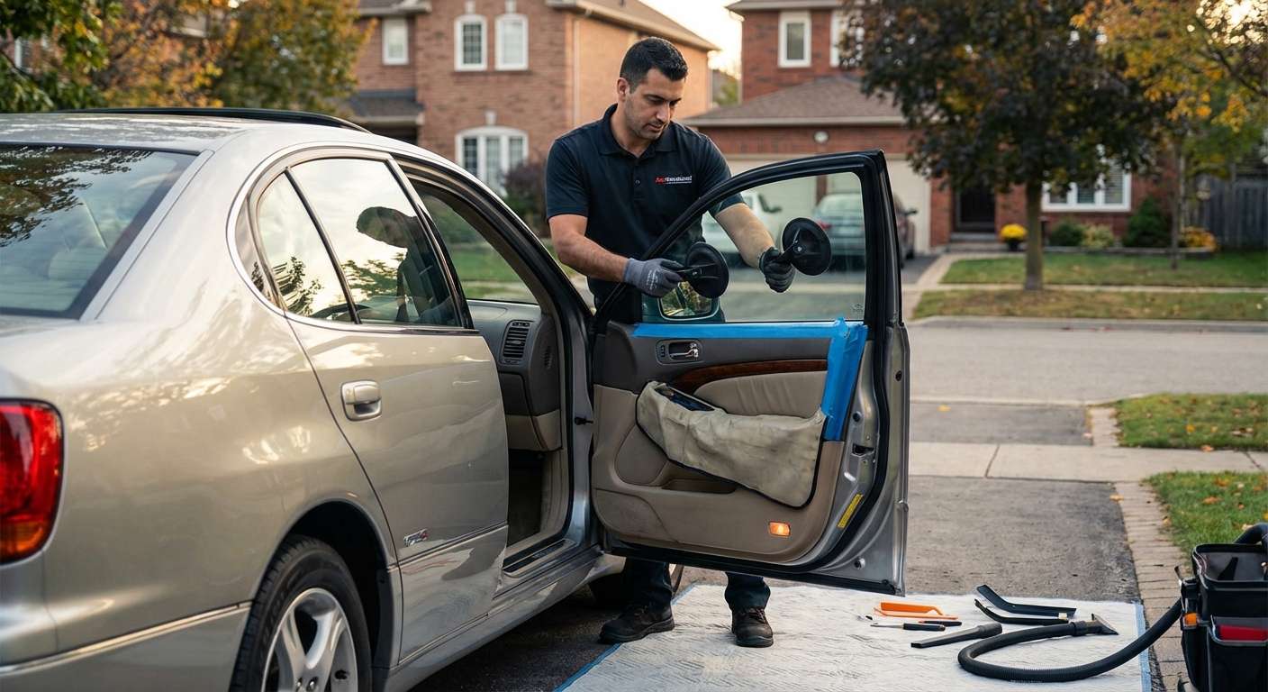 Door Glass Replacement for Acura TL 1999-2003 by Alexwindshield