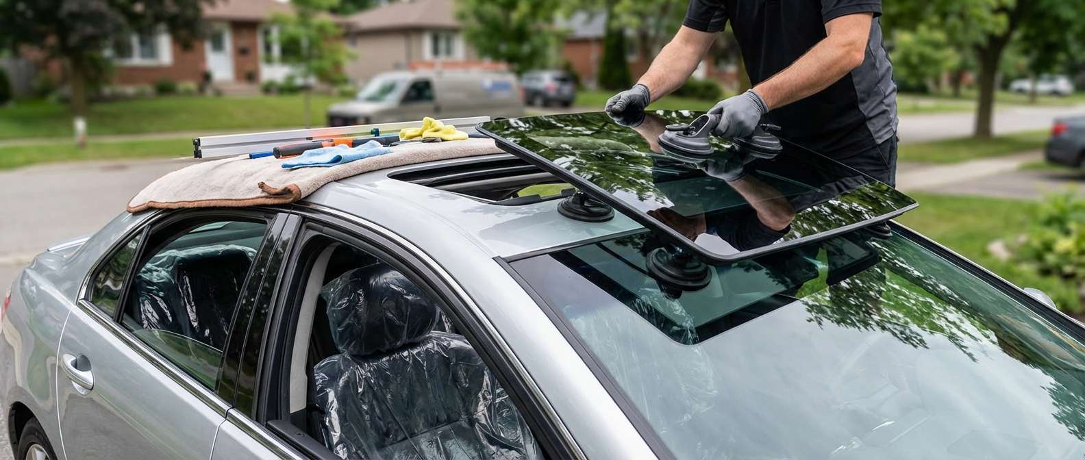 Sunroof Replacement for Acura RL 2005-2012 by Alexwindshield