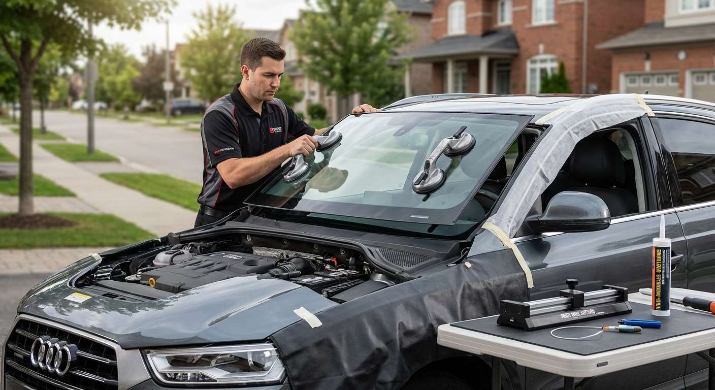 Windshield Replacement for Audi Q3 2015-2018 by Alexwindshield