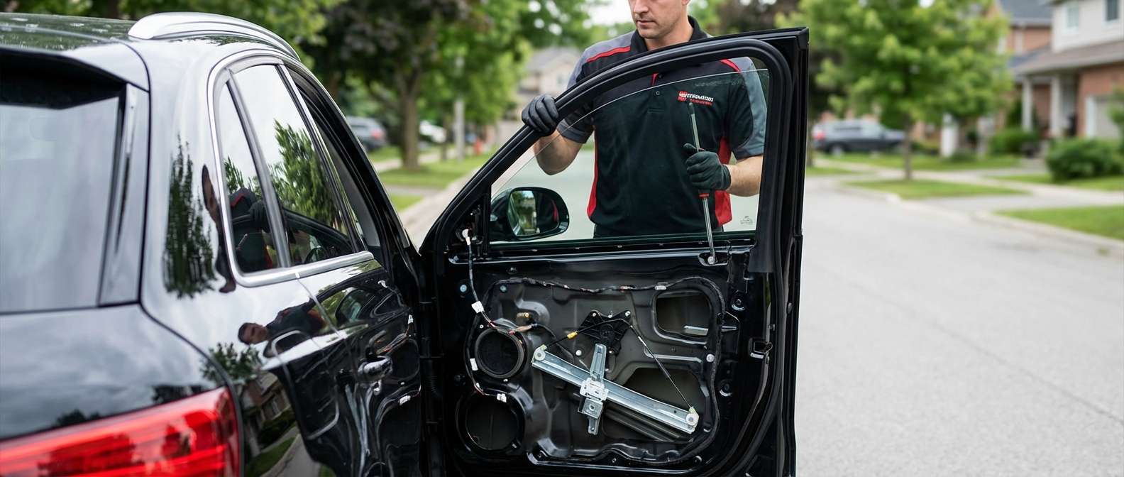 Door Glass Replacement for Audi Q3 2015-2018 by Alexwindshield