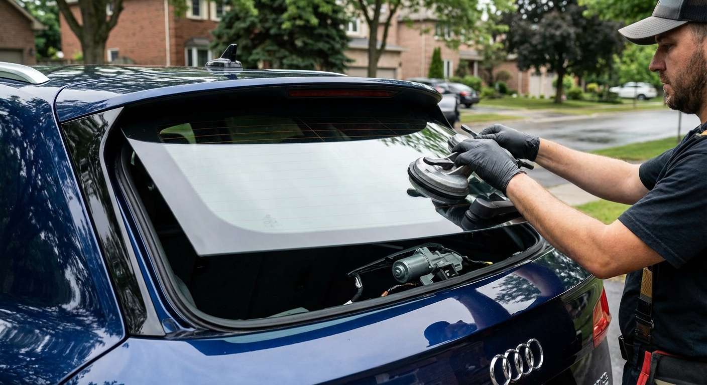Back Glass Replacement for Audi Q3 2019-2027 by Alexwindshield