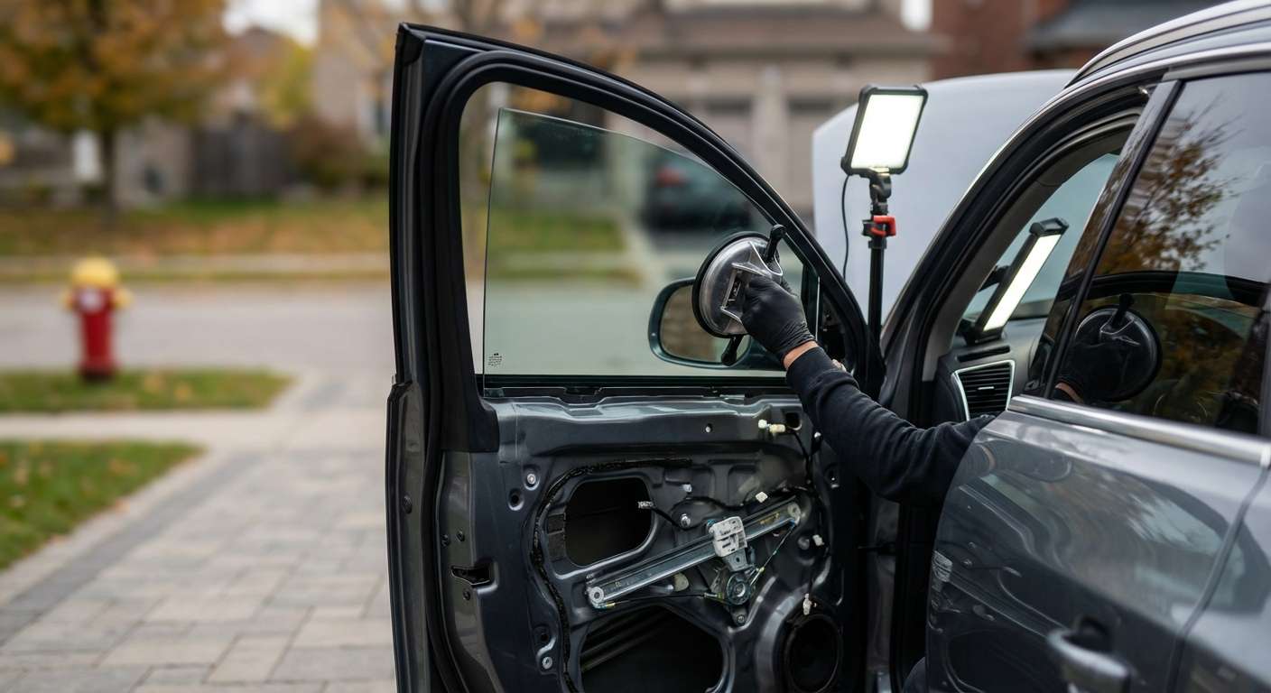 Door Glass Replacement for Audi Q5 2009-2017 by Alexwindshield