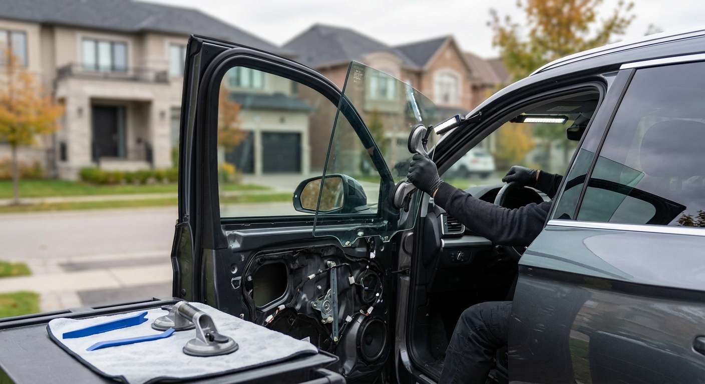 Door Glass Replacement for Audi Q5 2025-2027 by Alexwindshield