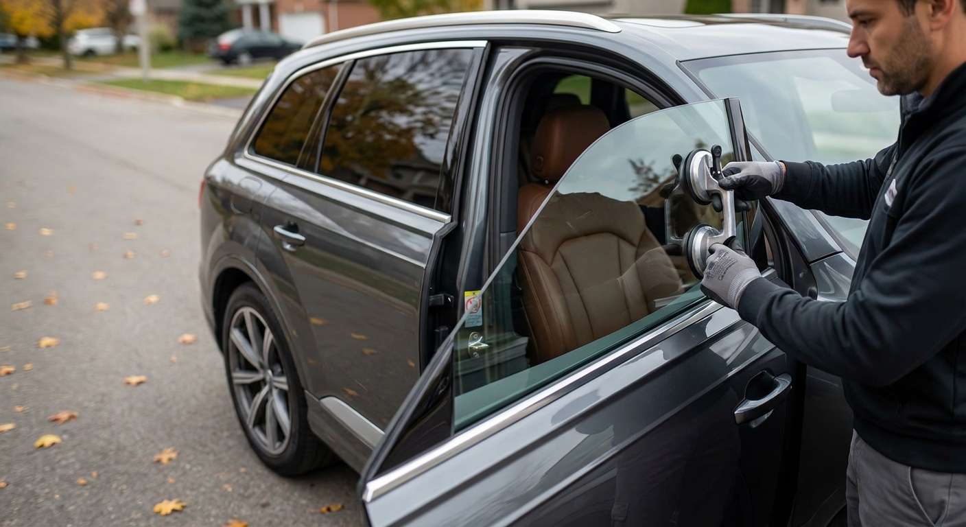 Door Glass Replacement for Audi Q7 2017-2027 by Alexwindshield