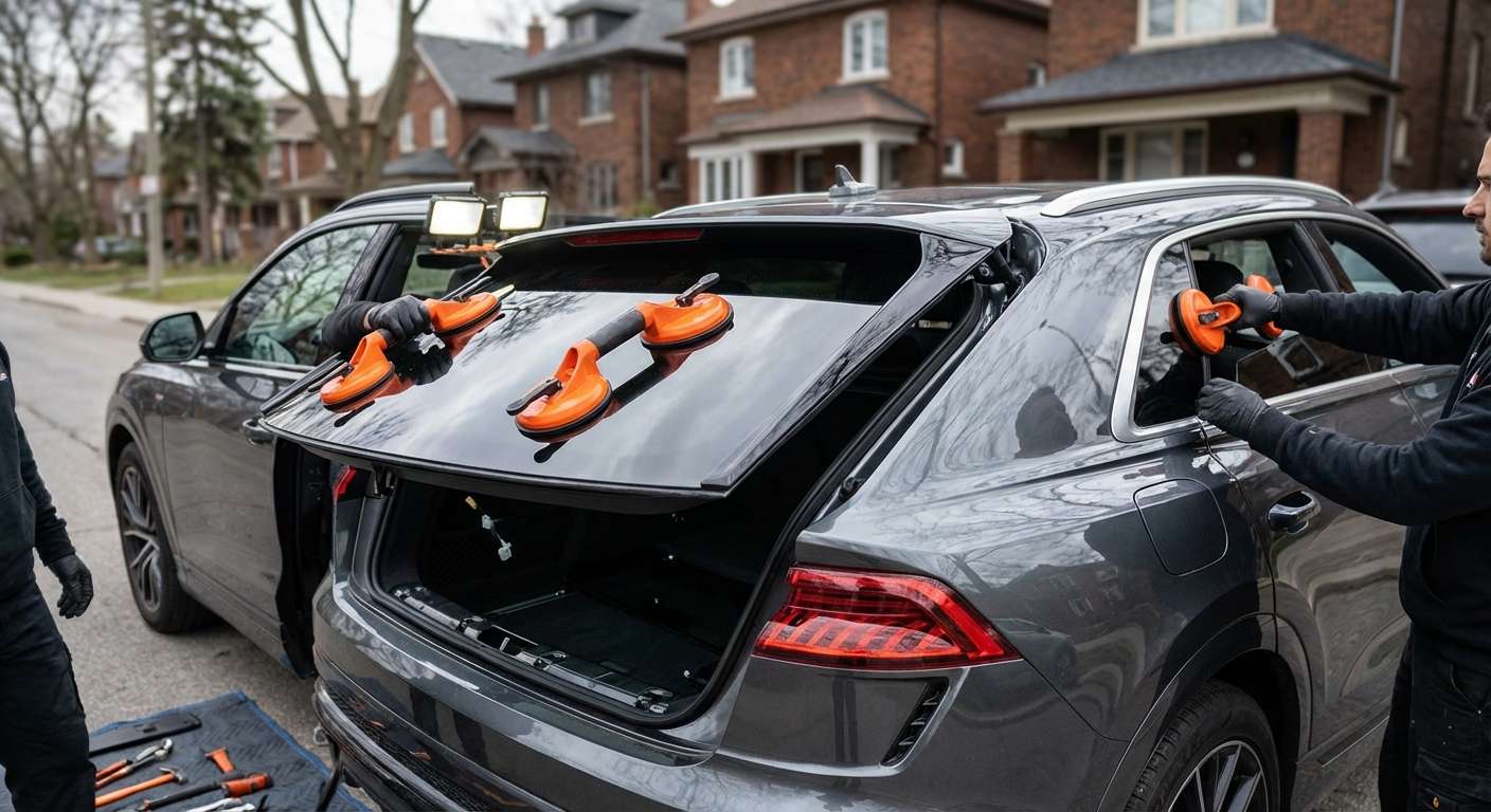 Back Glass Replacement for Audi Q8 2019-2027 by Alexwindshield