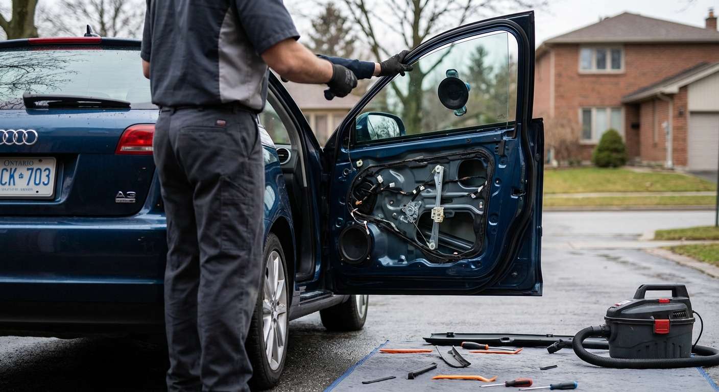 Door Glass Replacement for Audi A3 2006-2013 by Alexwindshield