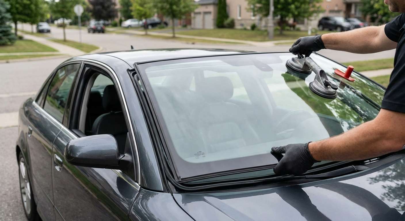 Windshield Replacement for Audi A4 2005-2008 (B7) by Alexwindshield