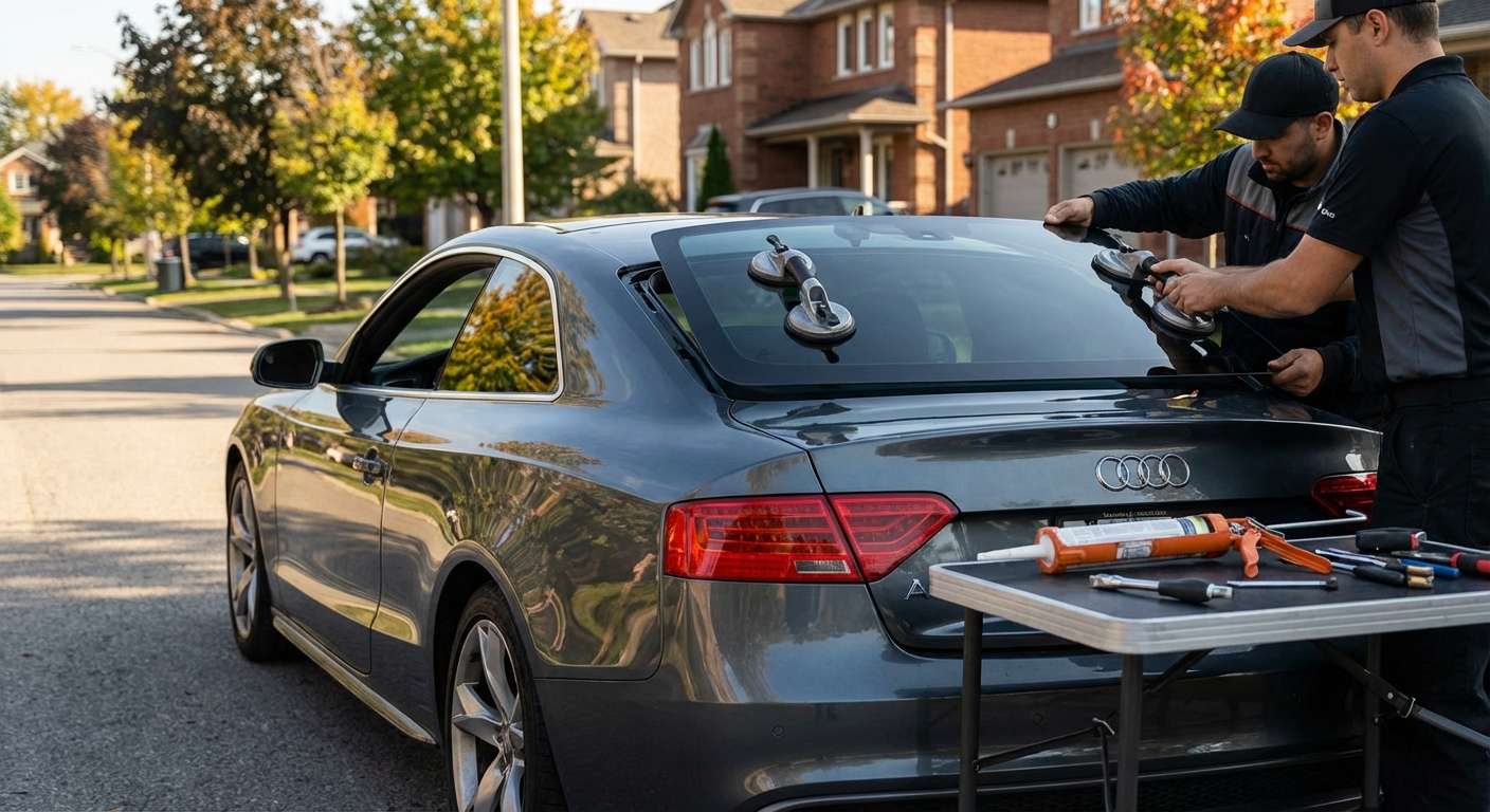 Back Glass Replacement for Audi A5 2008-2017 by Alexwindshield