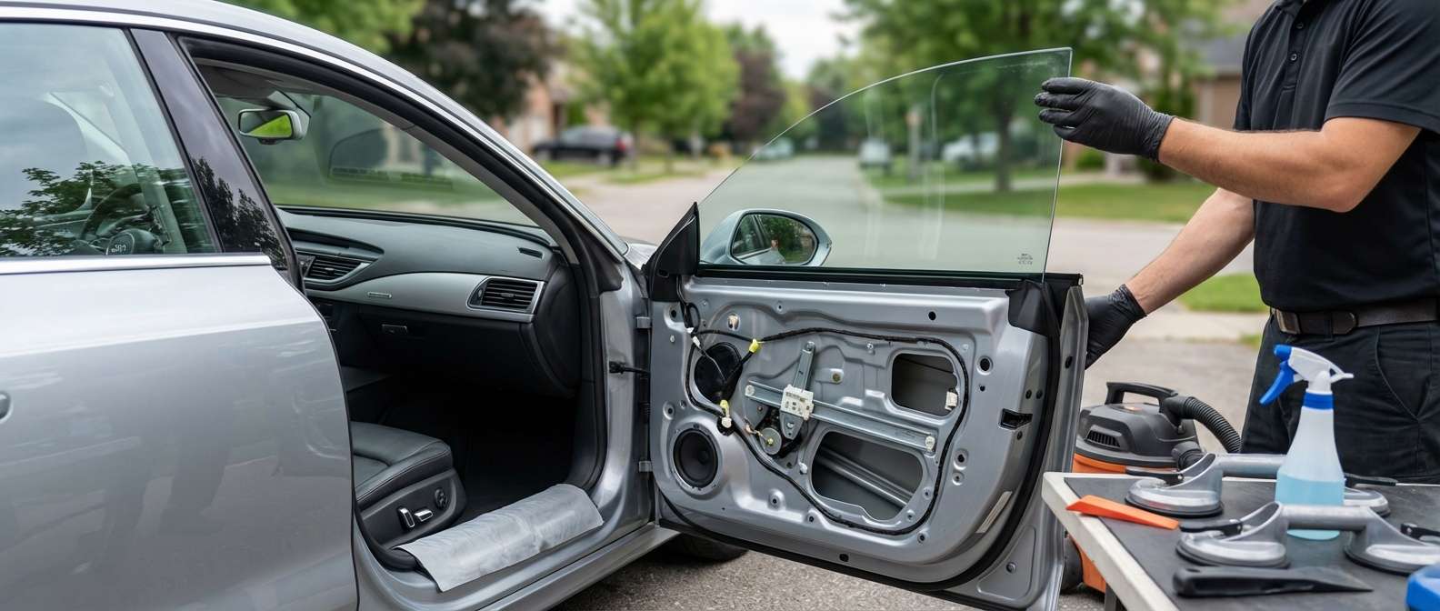 Door Glass Replacement for Audi A7 2012-2018 by Alexwindshield