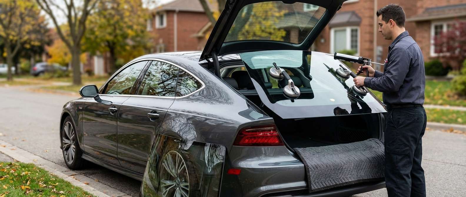 Back Glass Replacement for Audi A7 2012-2018 by Alexwindshield