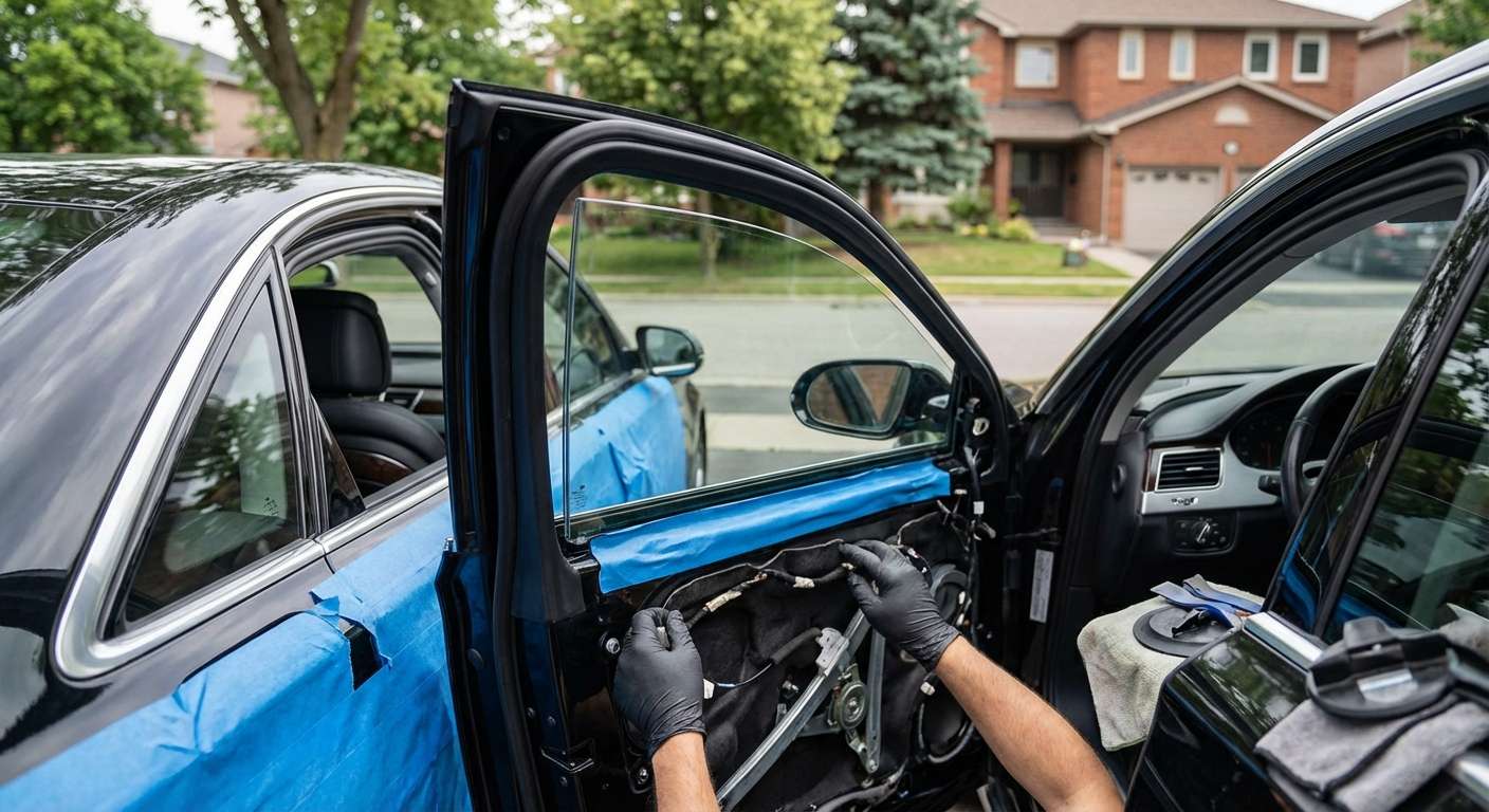Door Glass Replacement for Audi A8 2011-2017 (D4) by Alexwindshield