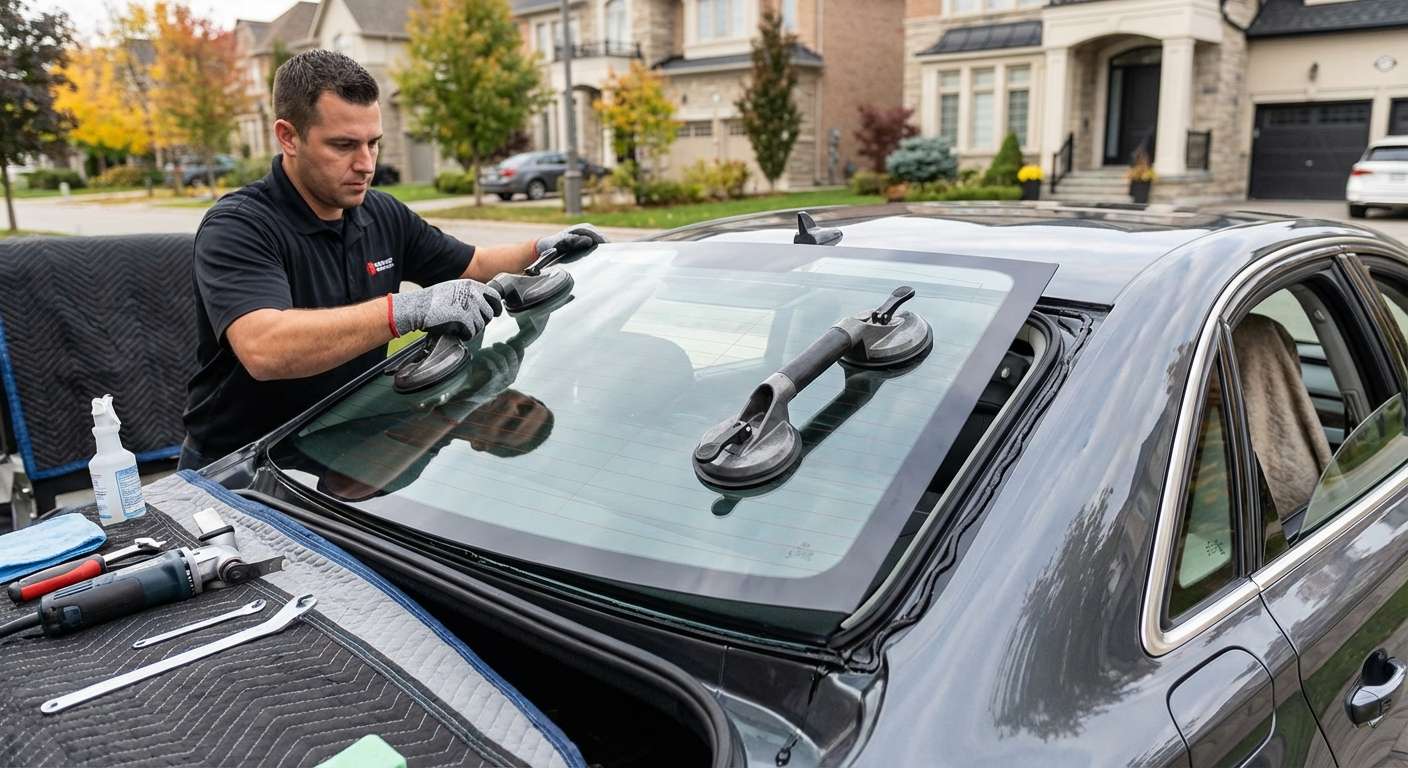 Back Glass Replacement for Audi A8 2011-2017 (D4) by Alexwindshield