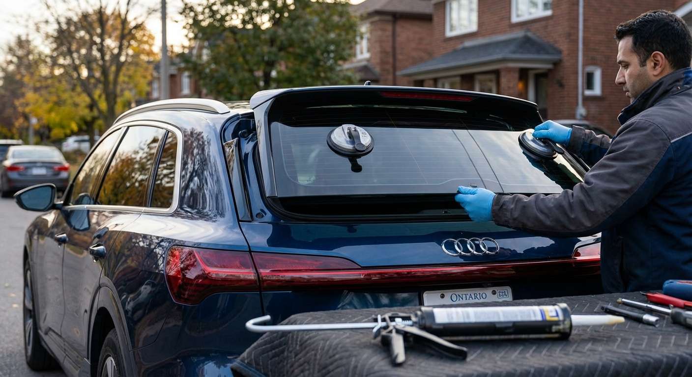 Back Glass Replacement for Audi e-tron SUV 2019-2023 by Alexwindshield