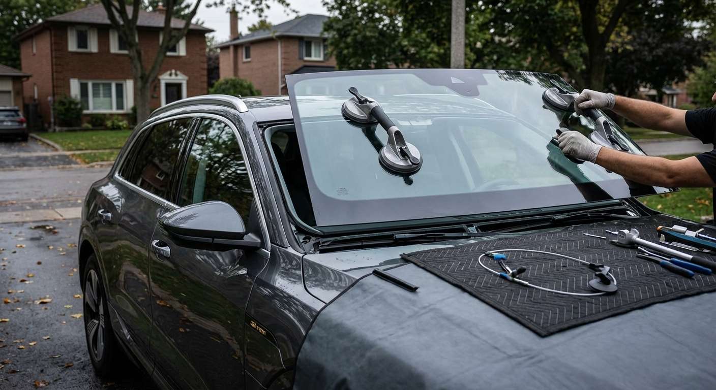 Windshield Replacement for Audi Q8 e-tron 2024-2027 by Alexwindshield