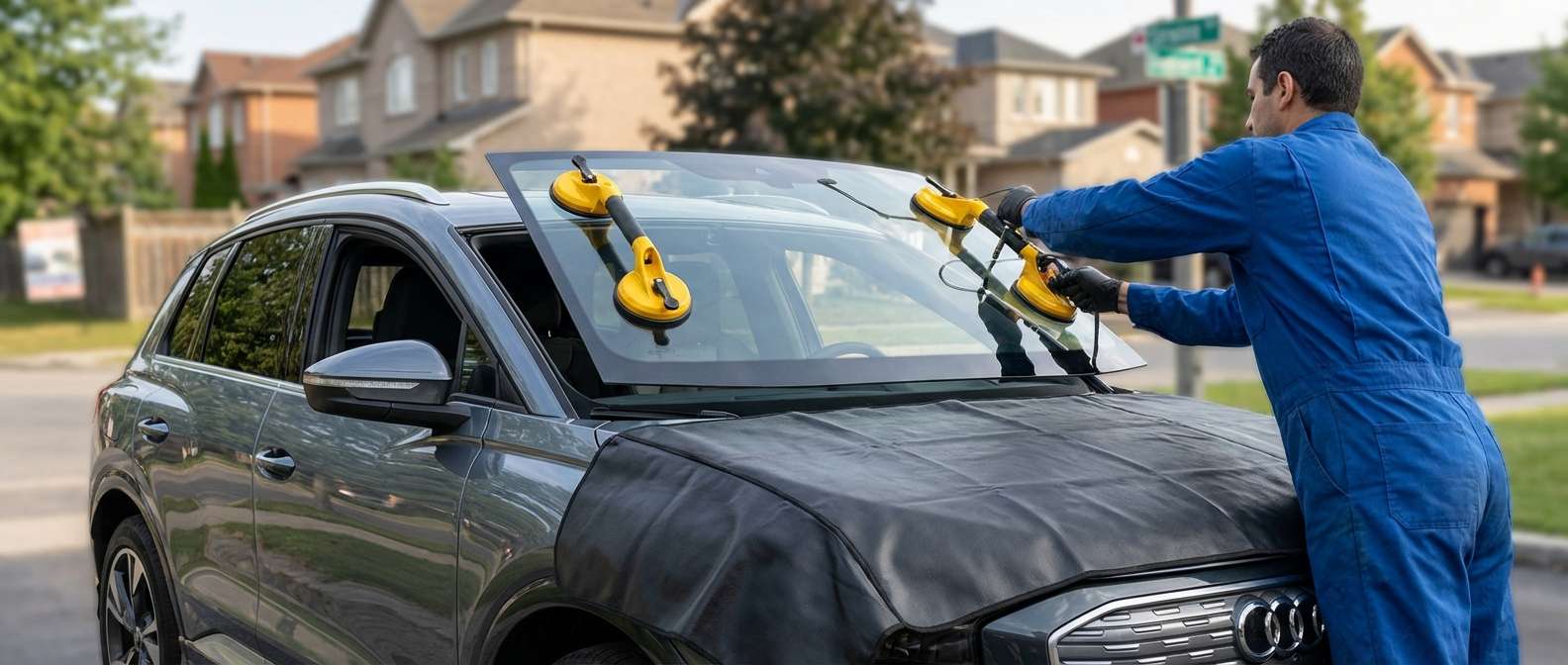 Windshield Replacement for Audi Q4 e-tron 2022-2027 by Alexwindshield