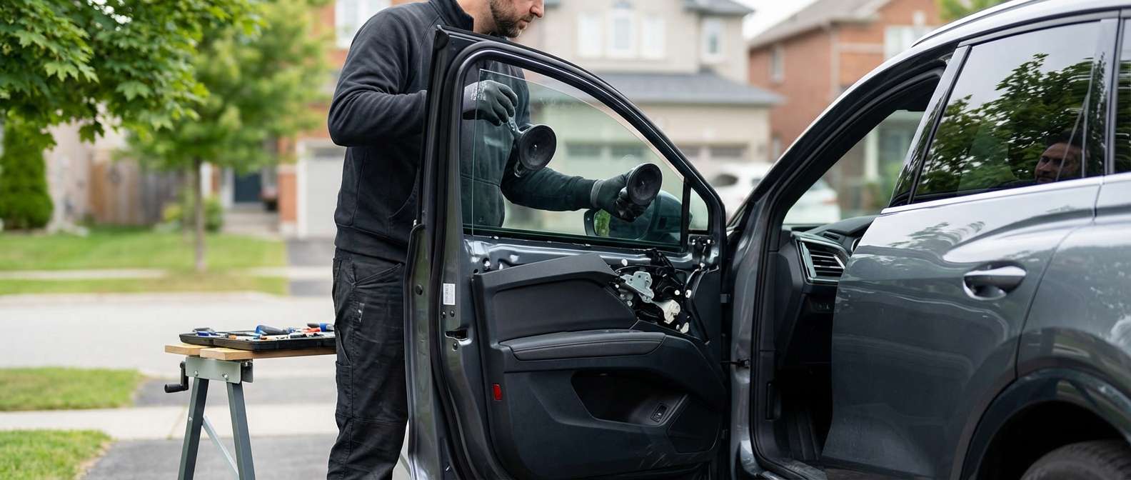 Door Glass Replacement for Audi Q4 e-tron 2022-2027 by Alexwindshield