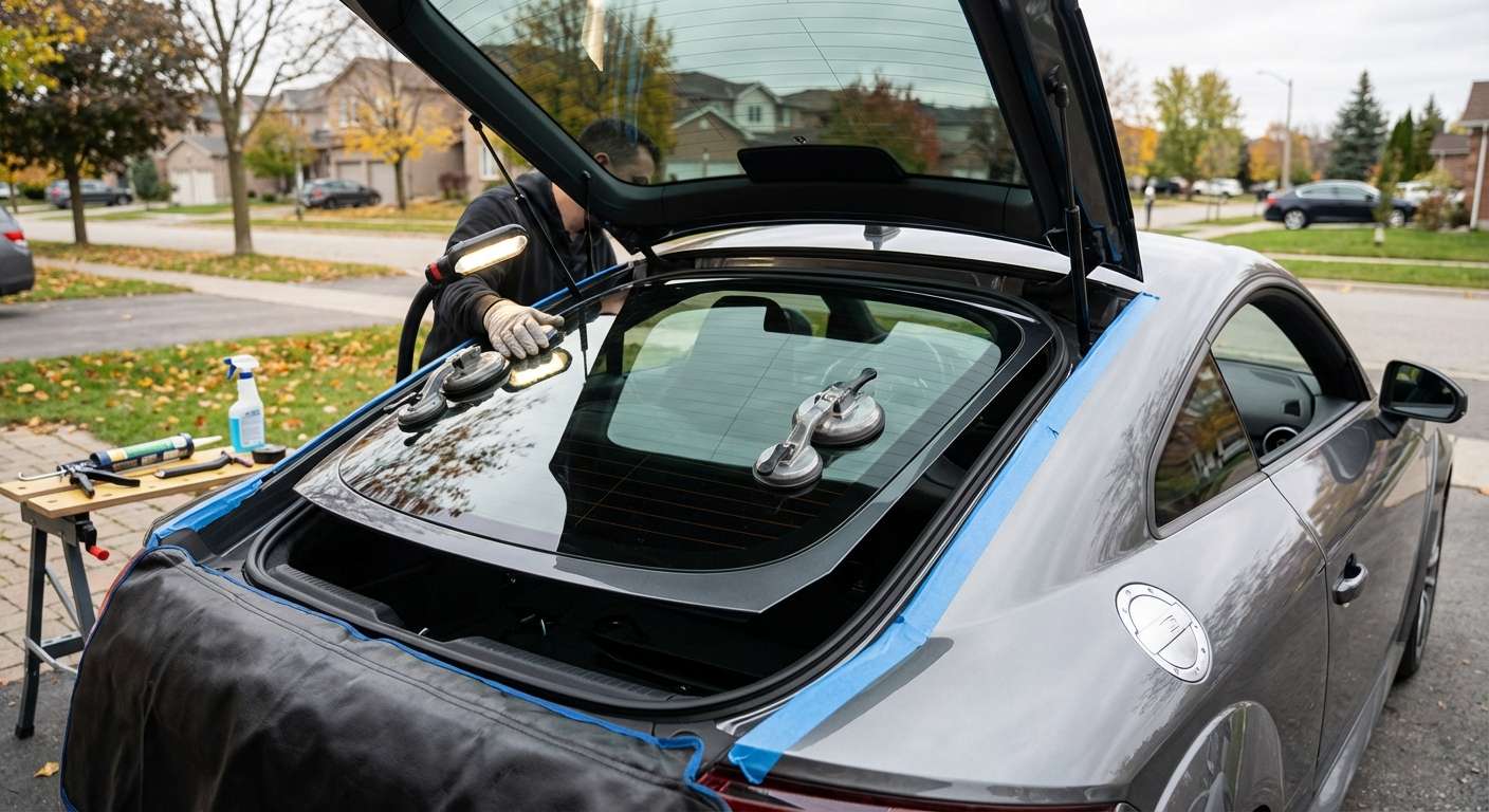 Back Glass Replacement for Audi TT 2016-2023 by Alexwindshield