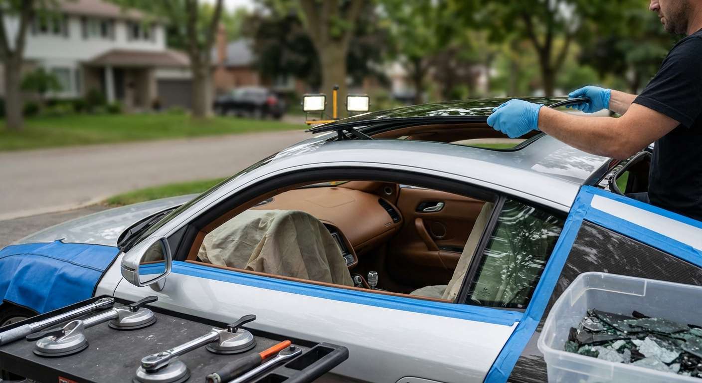 Sunroof Replacement for Audi R8 2008-2015 by Alexwindshield