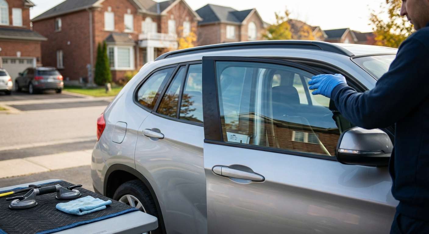 Door Glass Replacement for BMW X1 2012-2015 (E84) by Alexwindshield