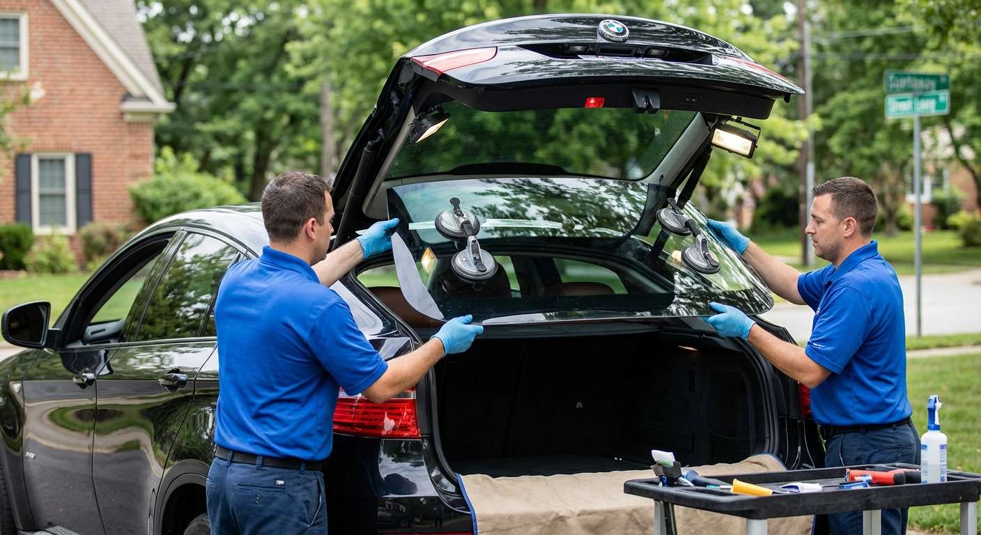 Back Glass Replacement for BMW X6 2008-2014 (E71) by Alexwindshield