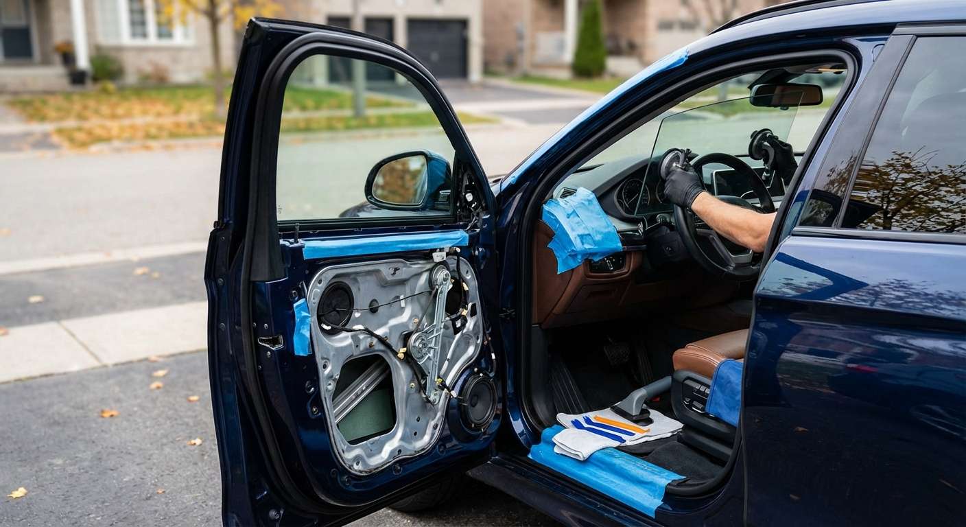 Door Glass Replacement for BMW X6 2015-2019 (F16) by Alexwindshield
