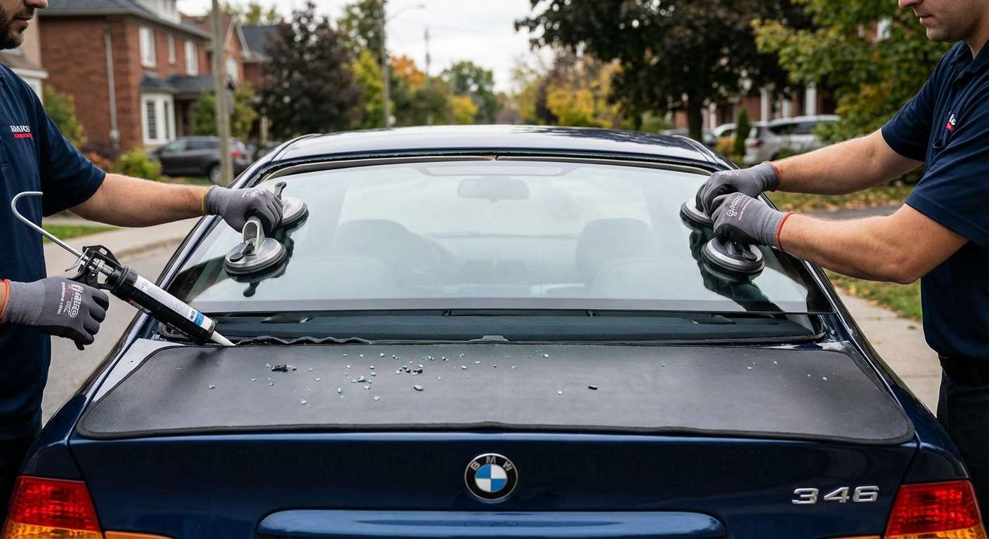 Back Glass Replacement for BMW 3 Series 1999-2005 (E46) by Alexwindshield