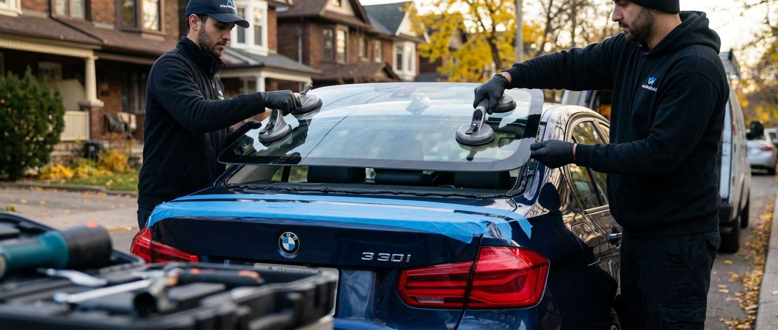 Back Glass Replacement for BMW 3 Series 2012-2018 (F30) by Alexwindshield