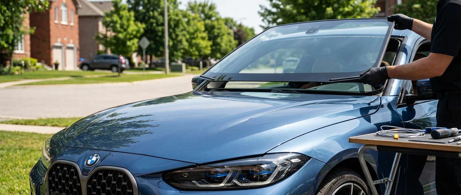 Windshield Replacement for BMW 4 Series 2021-2027 (G22/G26) by Alexwindshield