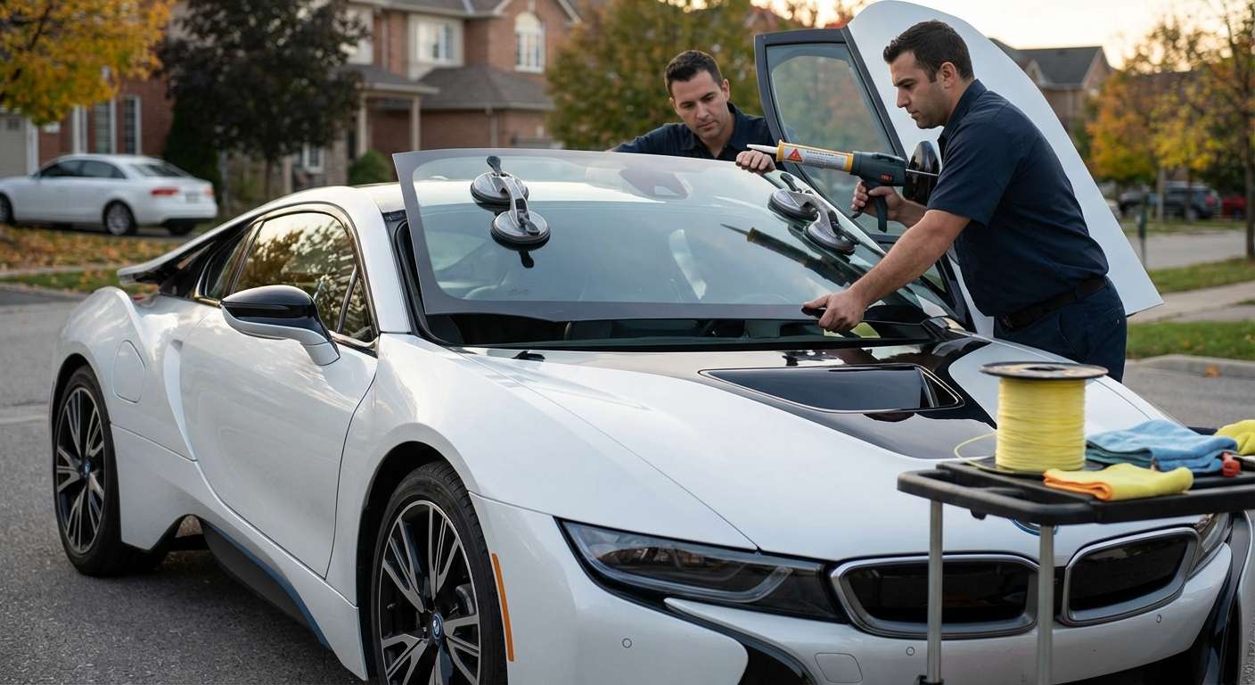 Windshield Replacement for BMW i8 2014-2020 (I12) by Alexwindshield