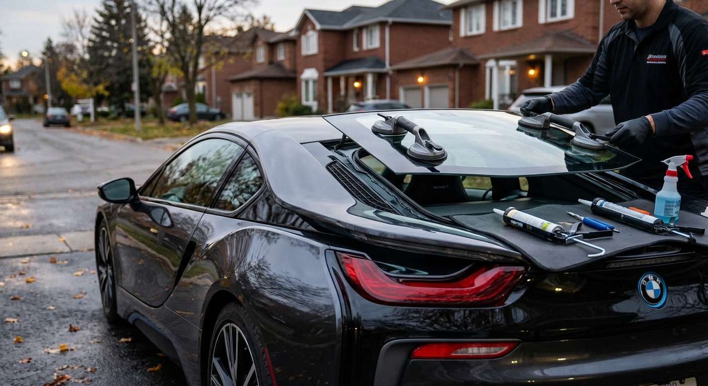 Back Glass Replacement for BMW i8 2014-2020 (I12) by Alexwindshield
