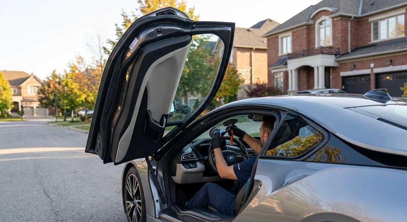 Vent Glass Replacement for BMW i8 2014-2020 (I12) by Alexwindshield
