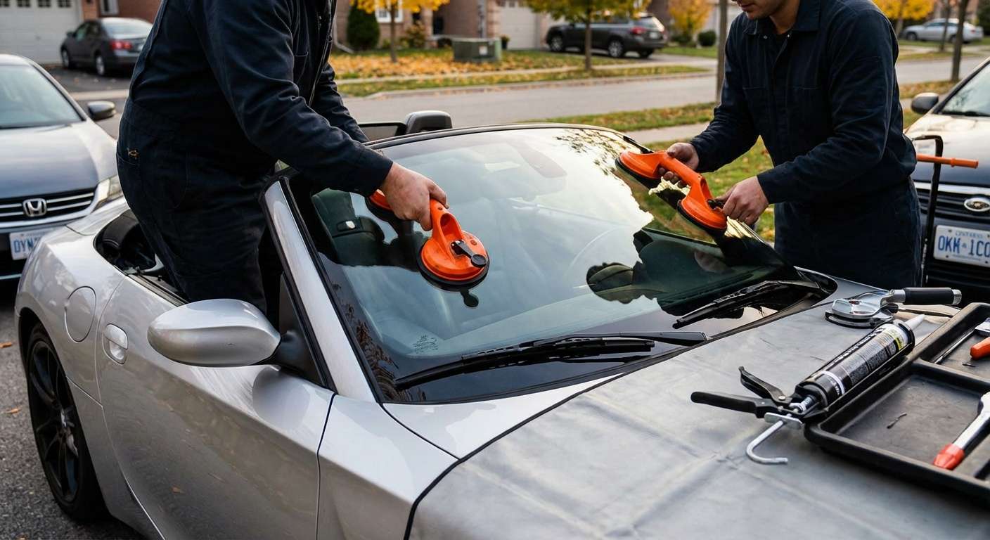Windshield Replacement for BMW Z4 2003-2008 (E85) by Alexwindshield