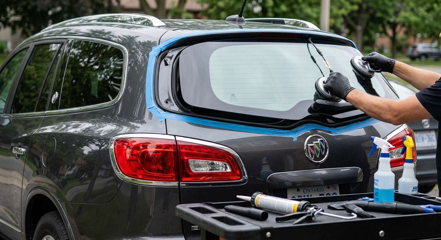 Back Glass Replacement for Buick Enclave 2008-2017 by Alexwindshield