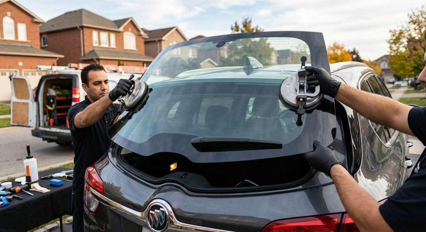 Back Glass Replacement for Buick Envision 2016-2020 by Alexwindshield