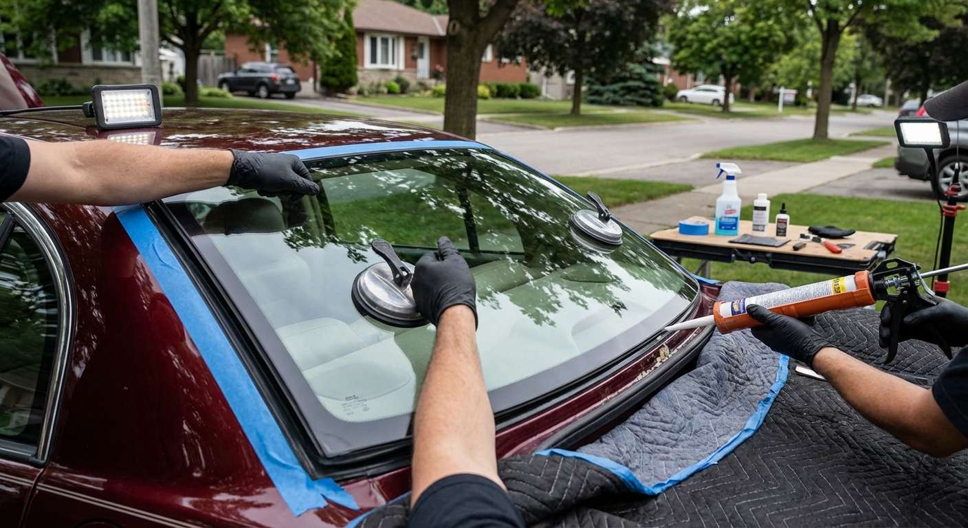 Back Glass Replacement for Buick Park Avenue 1997-2005 by Alexwindshield