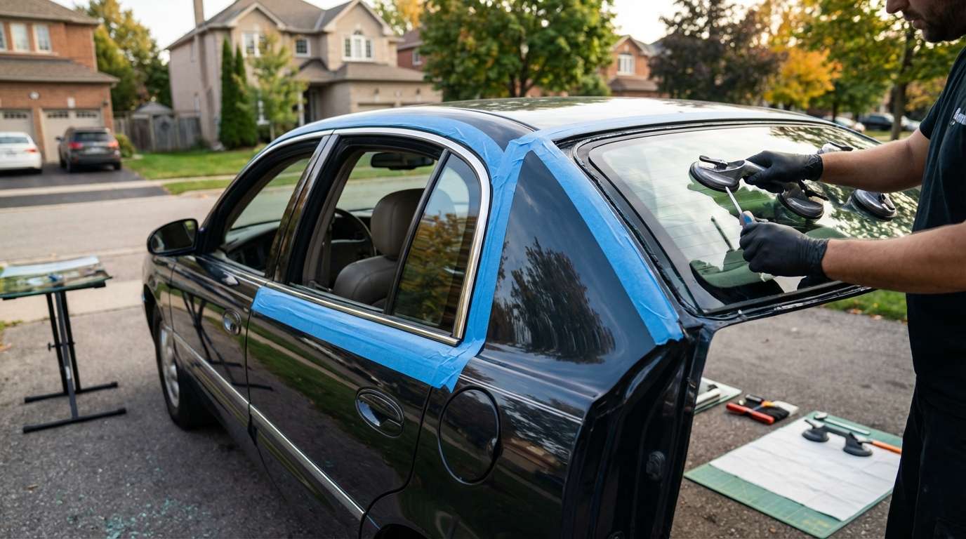 Quarter Glass Replacement for Buick Park Avenue 1997-2005 by Alexwindshield