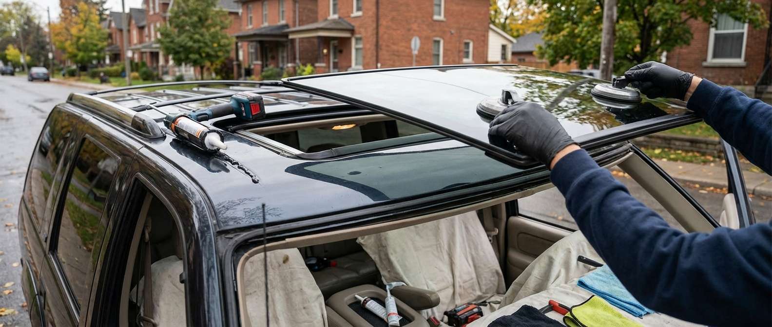 Sunroof Replacement for Cadillac Escalade 1999-2001 by Alexwindshield